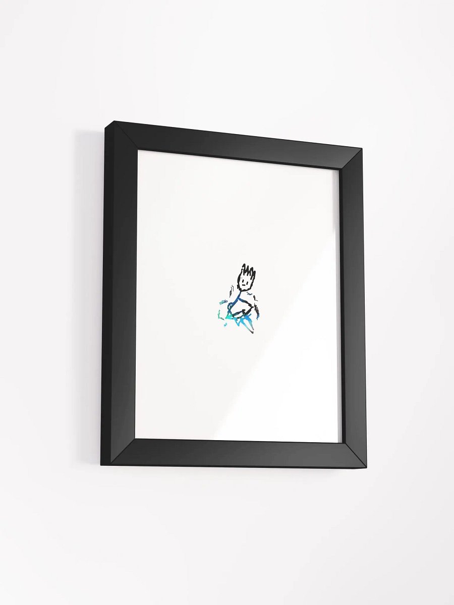 NEVER COMFORTABLE FRAMED POSTER - V.3 product image (2)