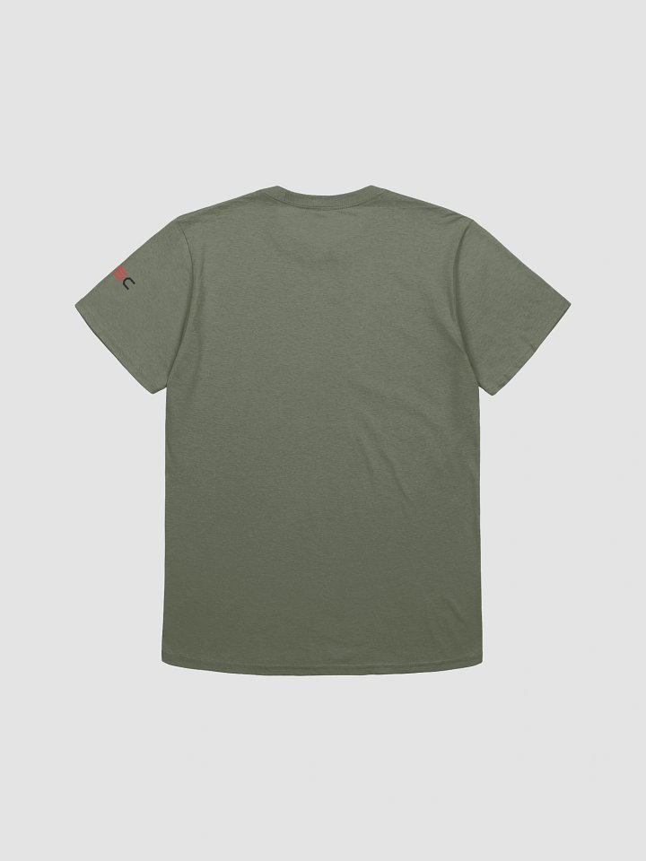 'Again!' Printed Emblem Unisex T-Shirt (Military Green) product image (2)