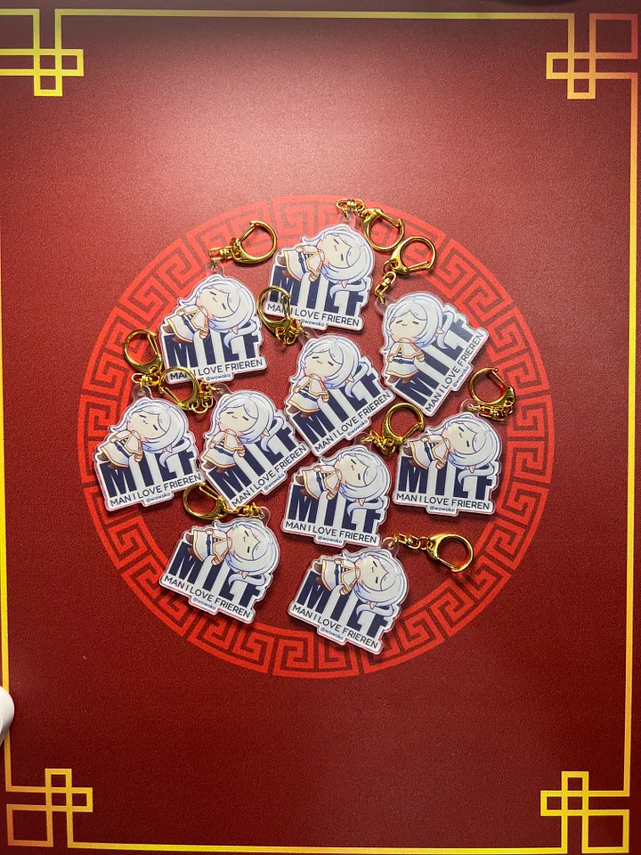 MILF Man I love Frieren - Acrylic Charm product image (2)