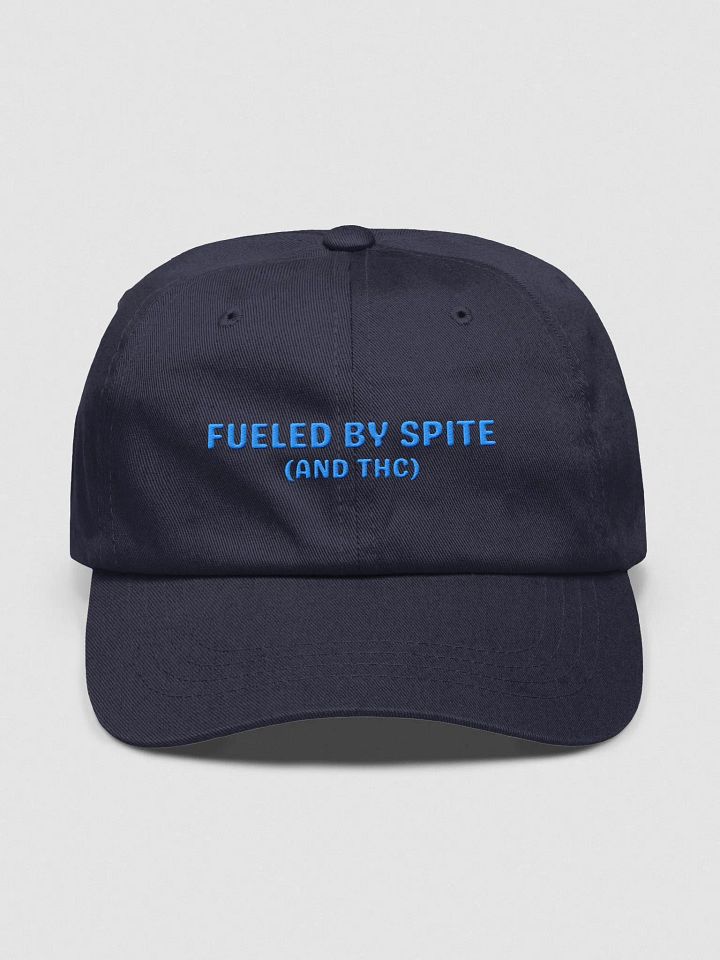 FUELED BY SPITE (aqua thread) embroidered classic dad hat product image (17)