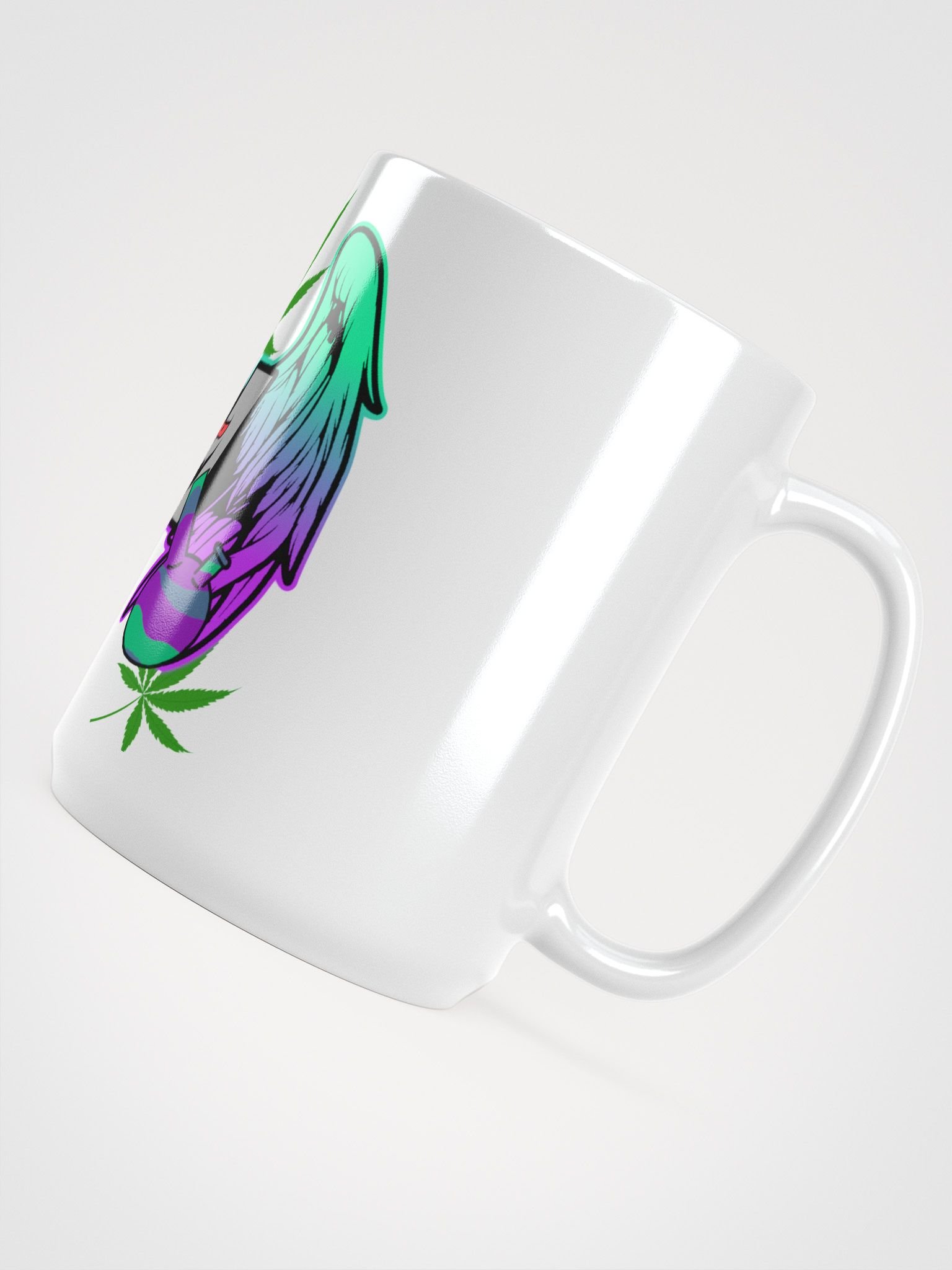 Menacing 'W' Wings Glossy Mug product image (5)
