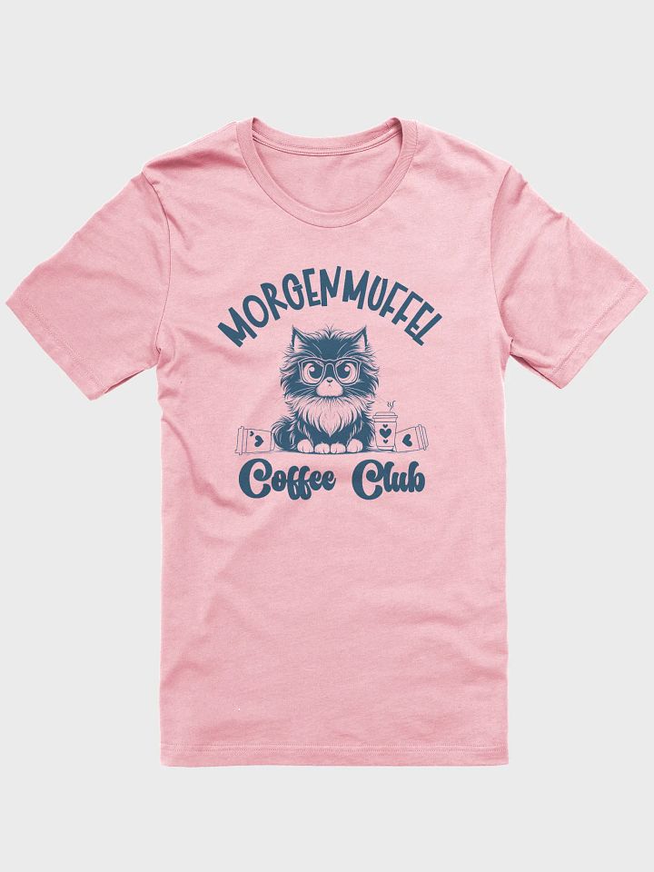 Morgenmuffel Cat Coffee Club T-Shirt product image (61)