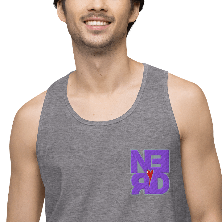 Nerd Heart Embroidered Tank (Streamer Edition) product image (2)
