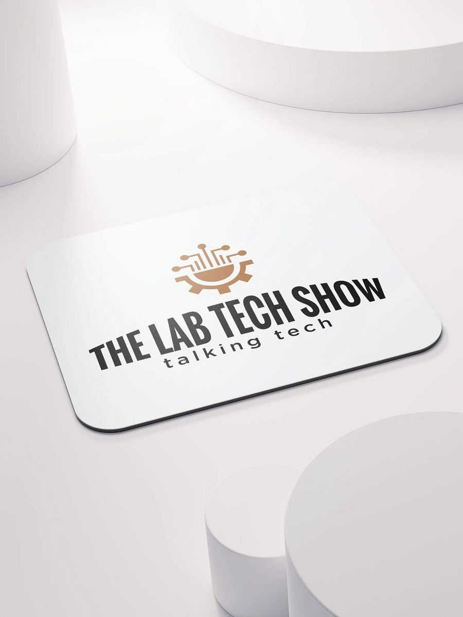Lab Tech Show Mouse Pad Brown, Black, & White product image (4)