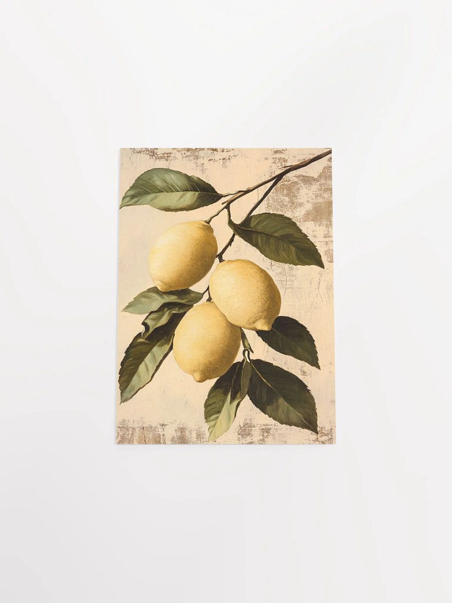 Fresh Lemons - Rustic Farmhouse Citrus Art product image (31)