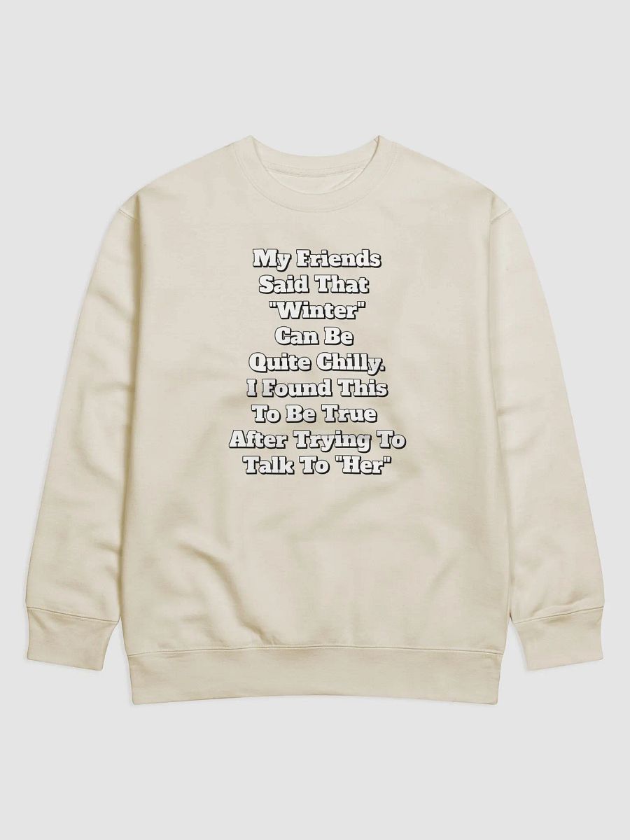 My Friends Said That Winter Can Be Chilly Funny Sweatshirt product image (11)