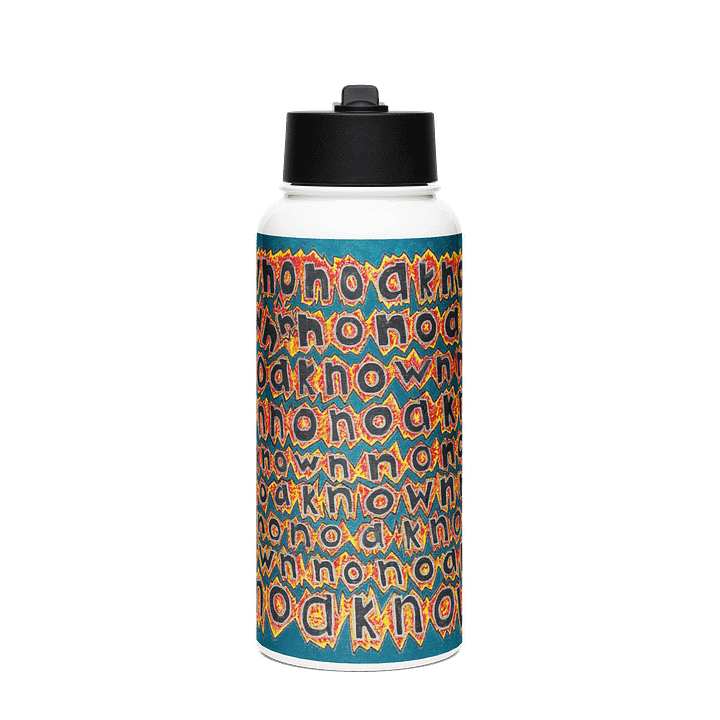 A Wild Woman Stainless Steel Water Bottle with a Straw Lid product image (1)