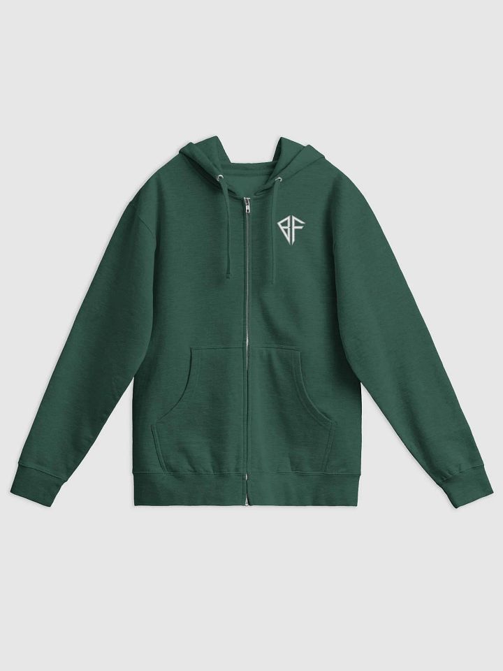 Green Zip-Up Hoodie product image (1)