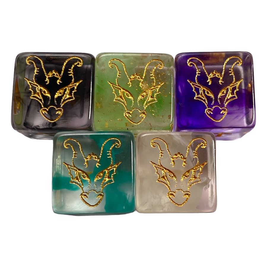 Dice Dragons Guild 7-pc Polyhedral Dice Set product image (4)