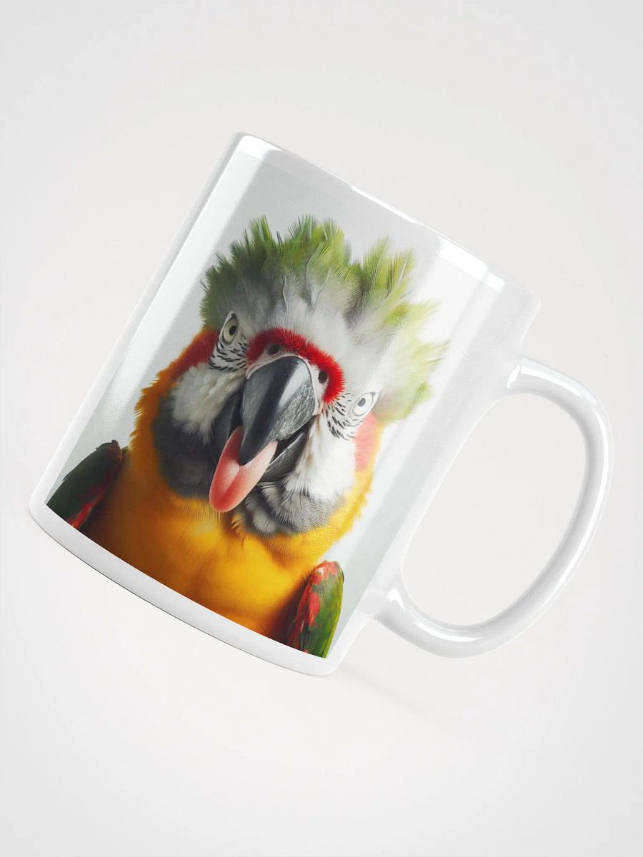 Rude Parrot #Humorous Mug - White product image (4)