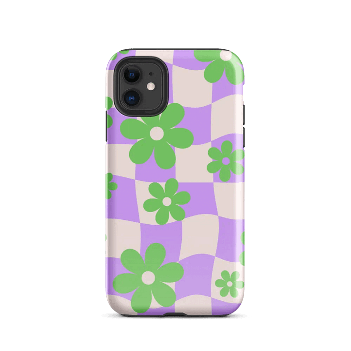 Floral Checkered Tough Case for iPhone® product image (24)