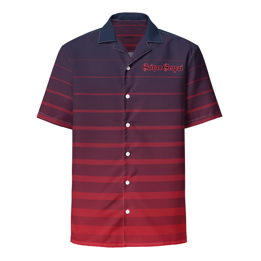 Senpai Style Striped Hawaiian Shirt product image (1)