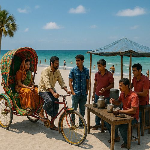 মায়ামি বিচে দেশি চায়ের দোকান পেলে কেমন হতো? #bdflo