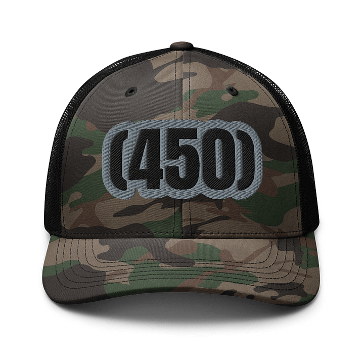 Retro Camo Number Trucker Cap product image (1)