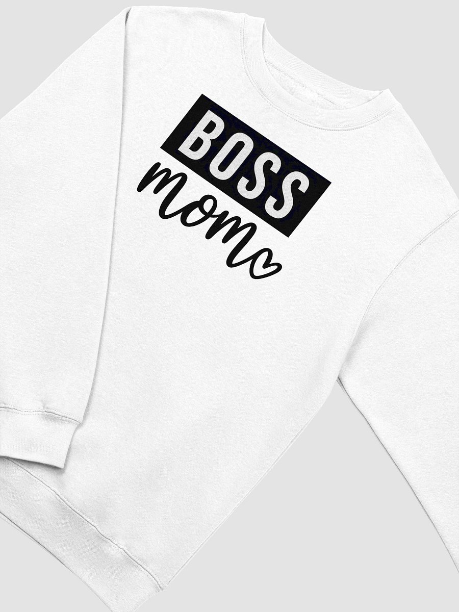 Boss Mom Crewneck Sweatshirt – Bold & Cozy Statement Piece for Strong Moms product image (8)