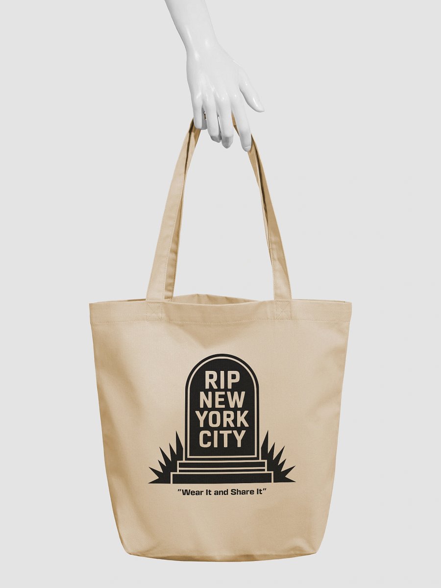 "RIP NYC" Gravestone Statement Tote product image (3)
