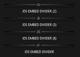Fading Away Embed Divider Bars product image (1)