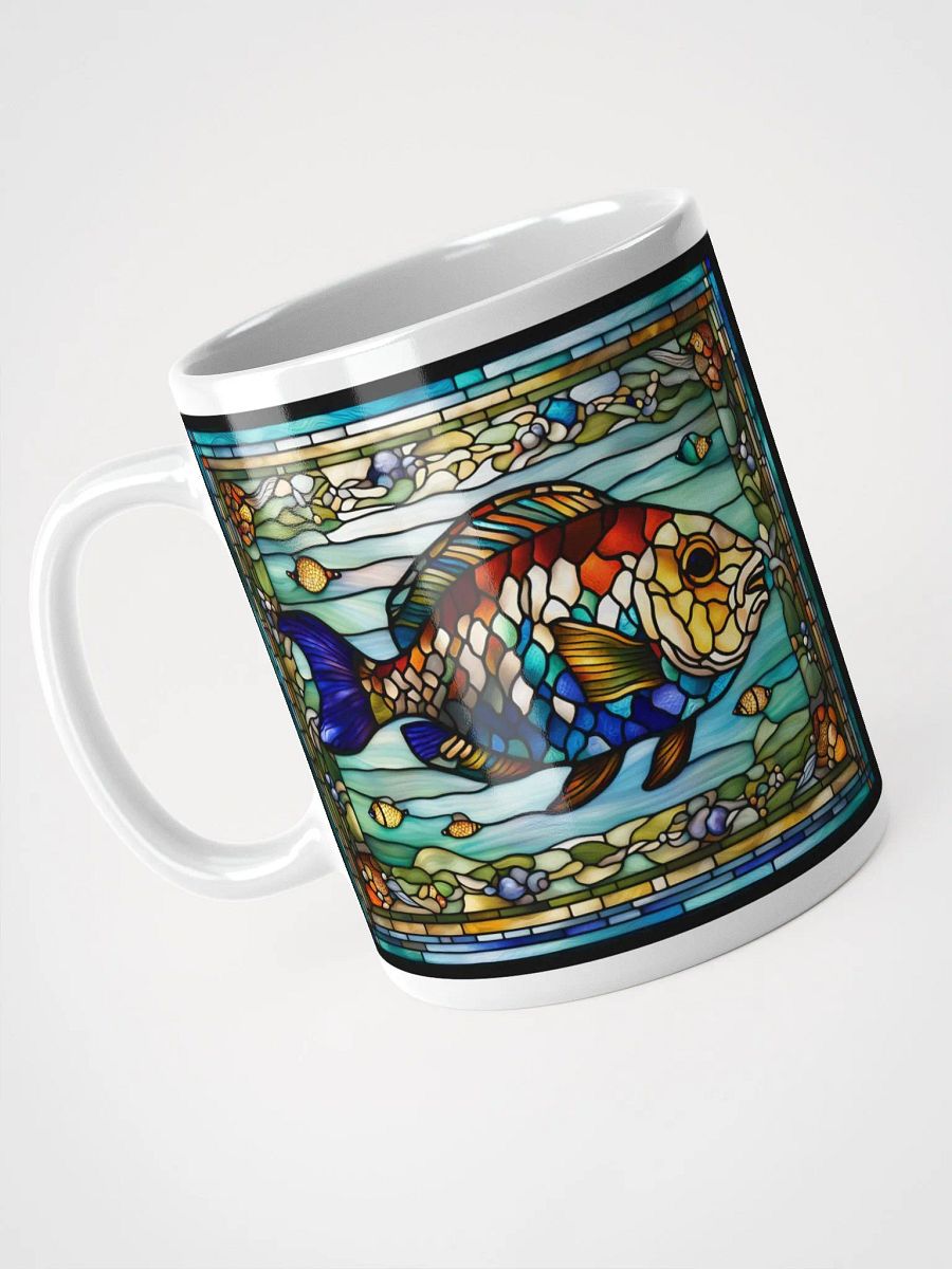 #003 - Snapper Fish Stained Glass Mug product image (5)