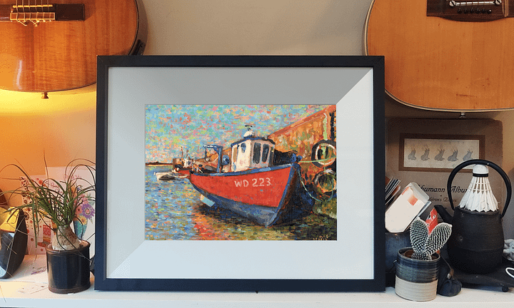 250810 Beached at Carne. Original Oils Painting. product image (2)