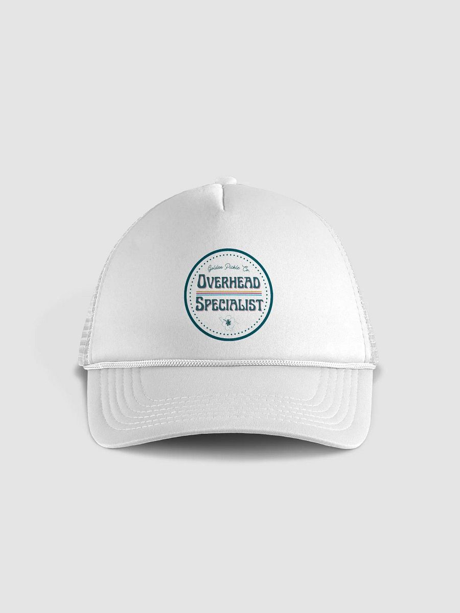 Overhead Specialist Emblem Trucker Hat product image (1)