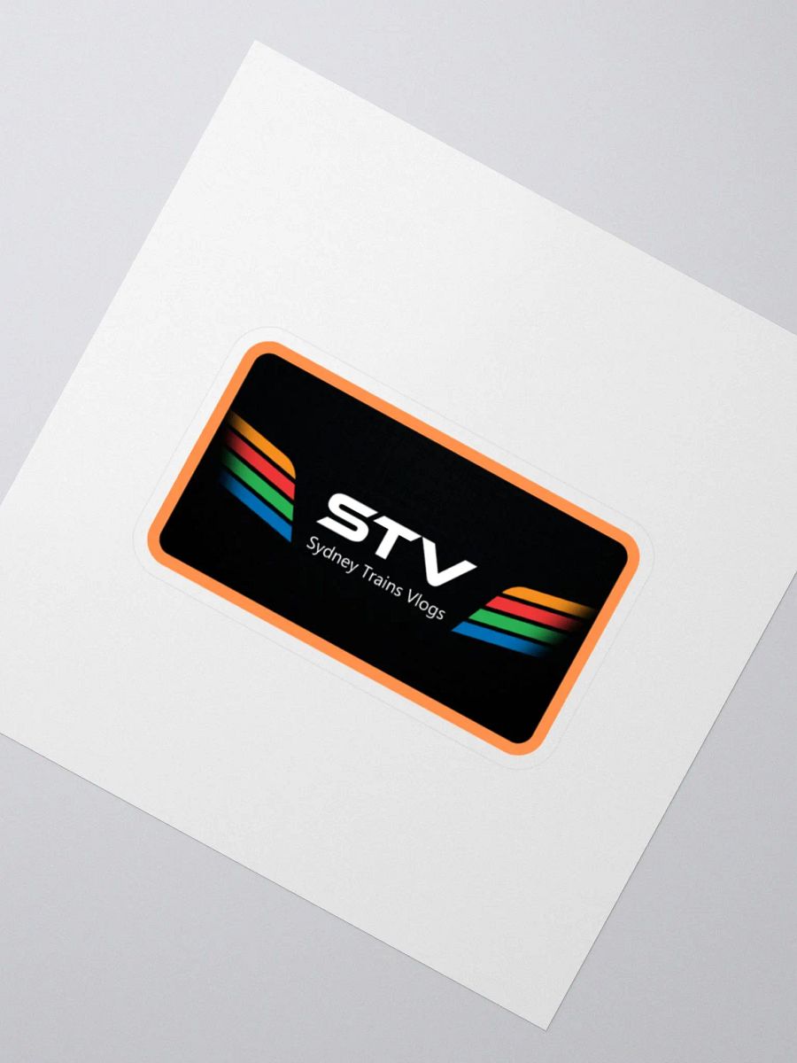STV Orange Border Sticker product image (6)