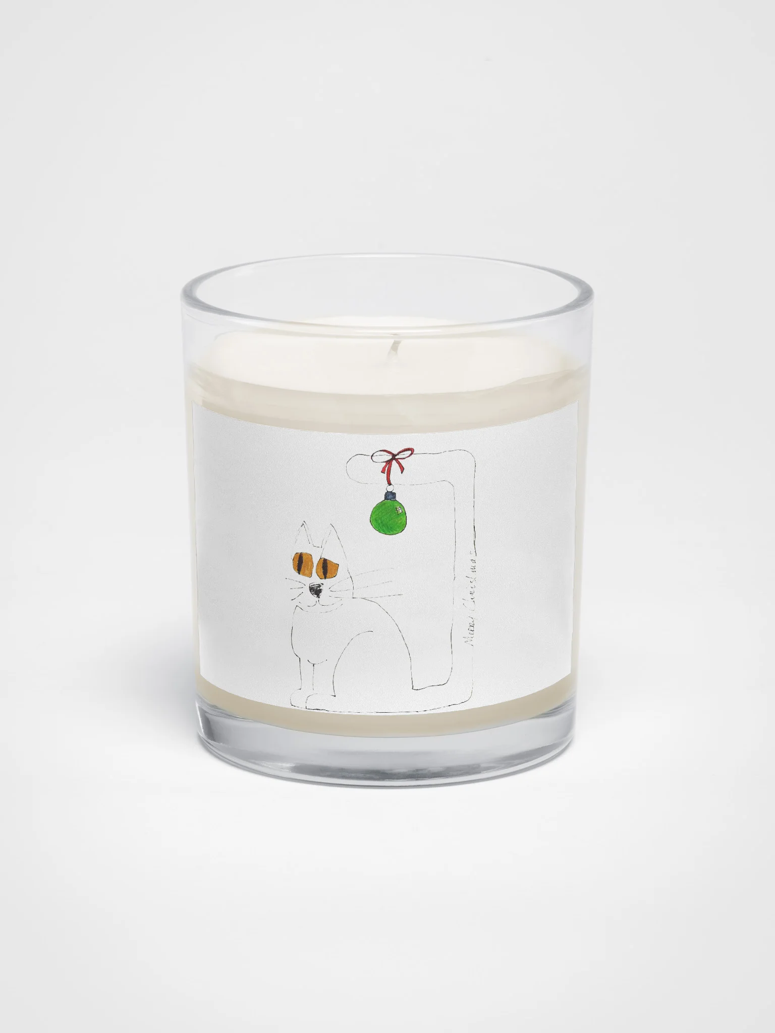 Cat and Ball Soy Wax Candle product image (1)