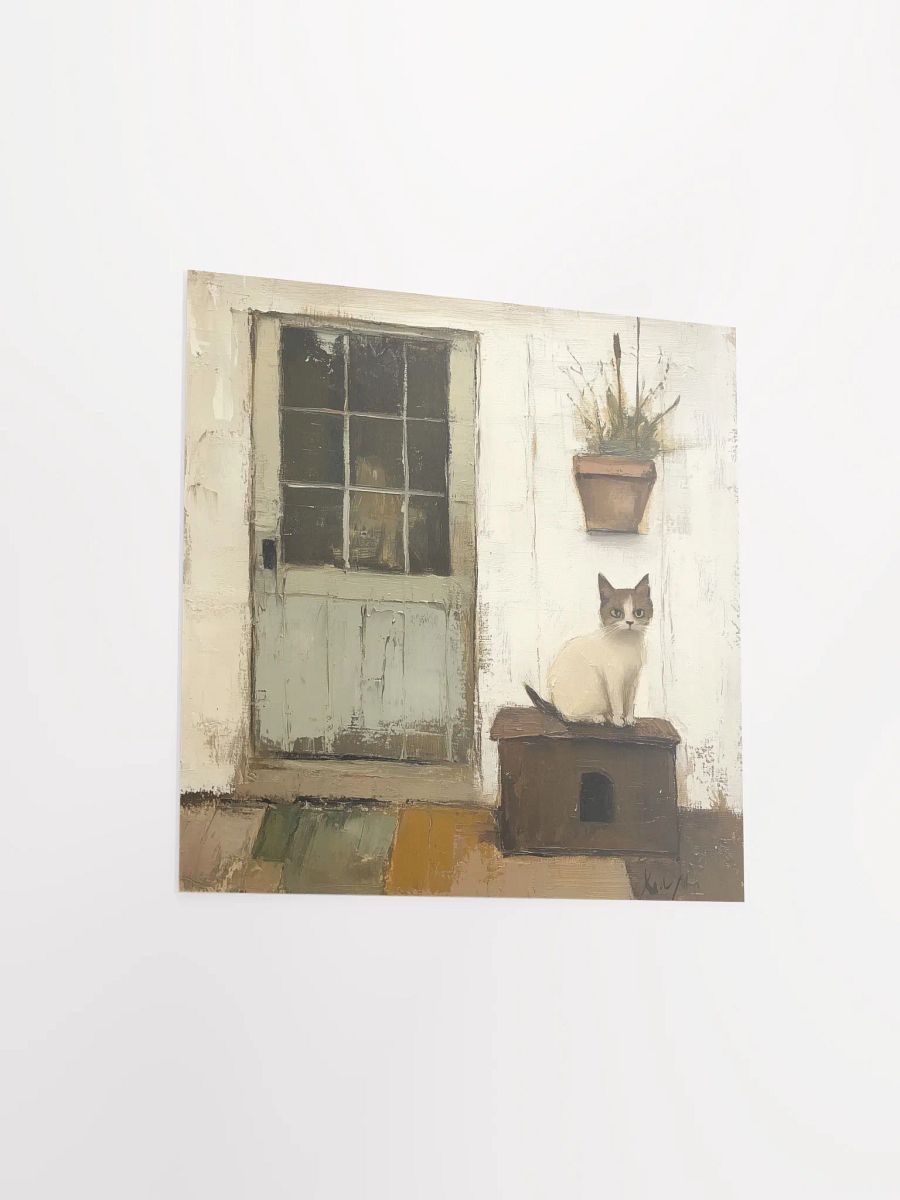 Farmhouse Sky: Porch Cat Art Print product image (3)