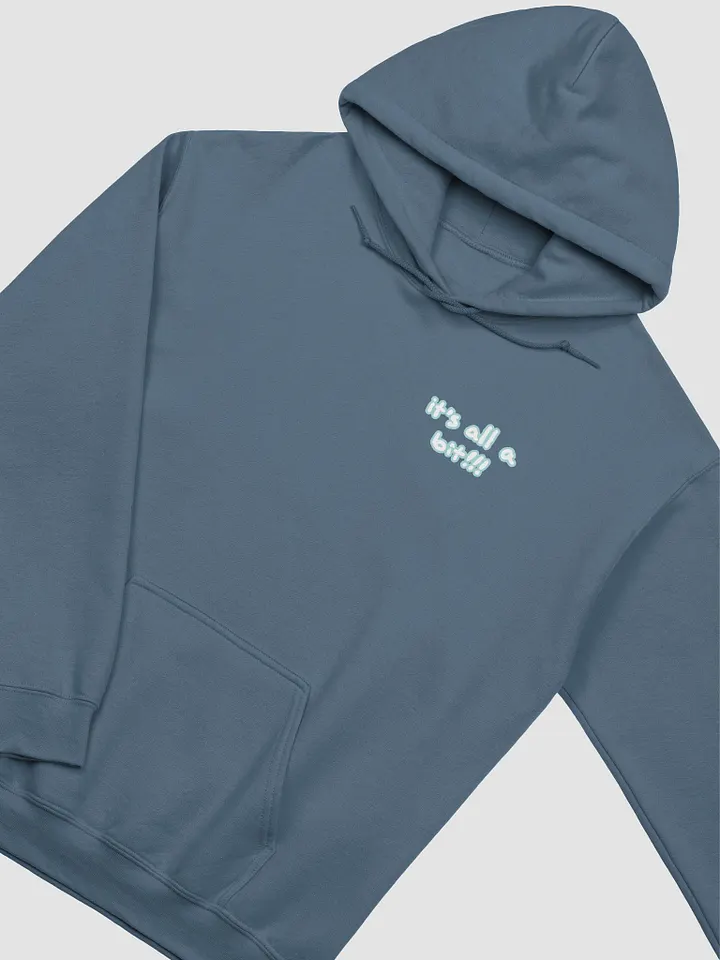 “It’s all a bit!!!” (sm. lined design, #A8D7D8) classic hoodie product image (31)