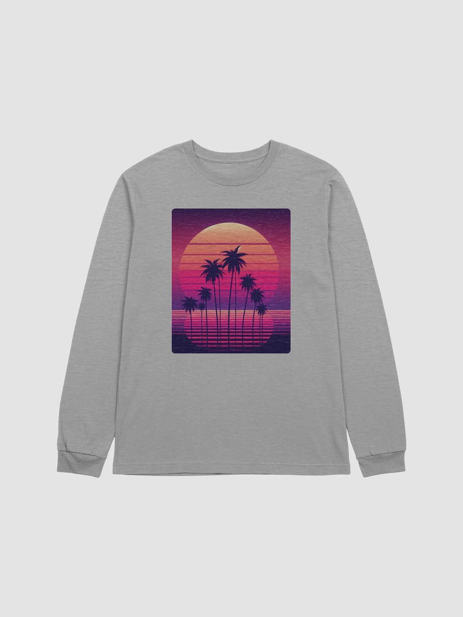 Vaporwave Sunset Long Sleeve Tee product image (45)