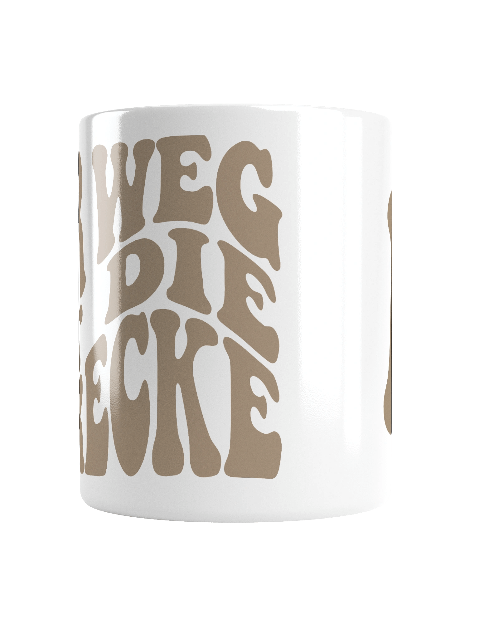 Der Weg ist die Strecke - Tasse Weiß product image (6)