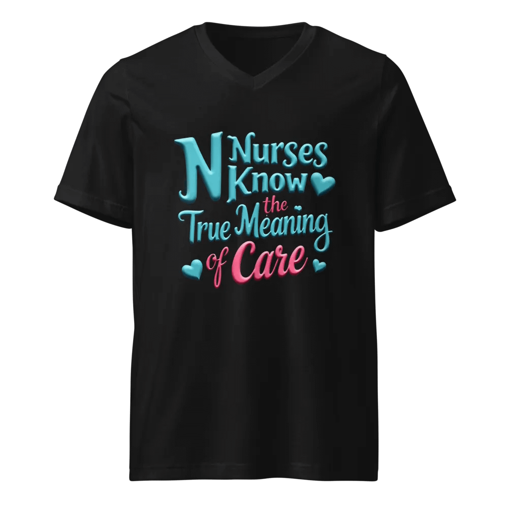Nurse's Care Multicolored V-Neck Tee product image (1)