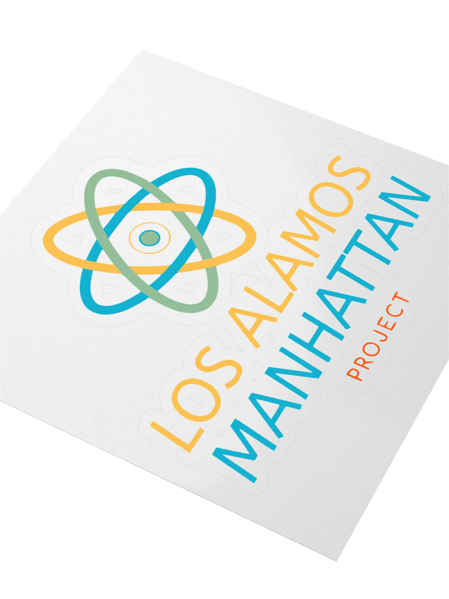Los Alamos Manhattan Project Kiss Cut Sticker product image (3)