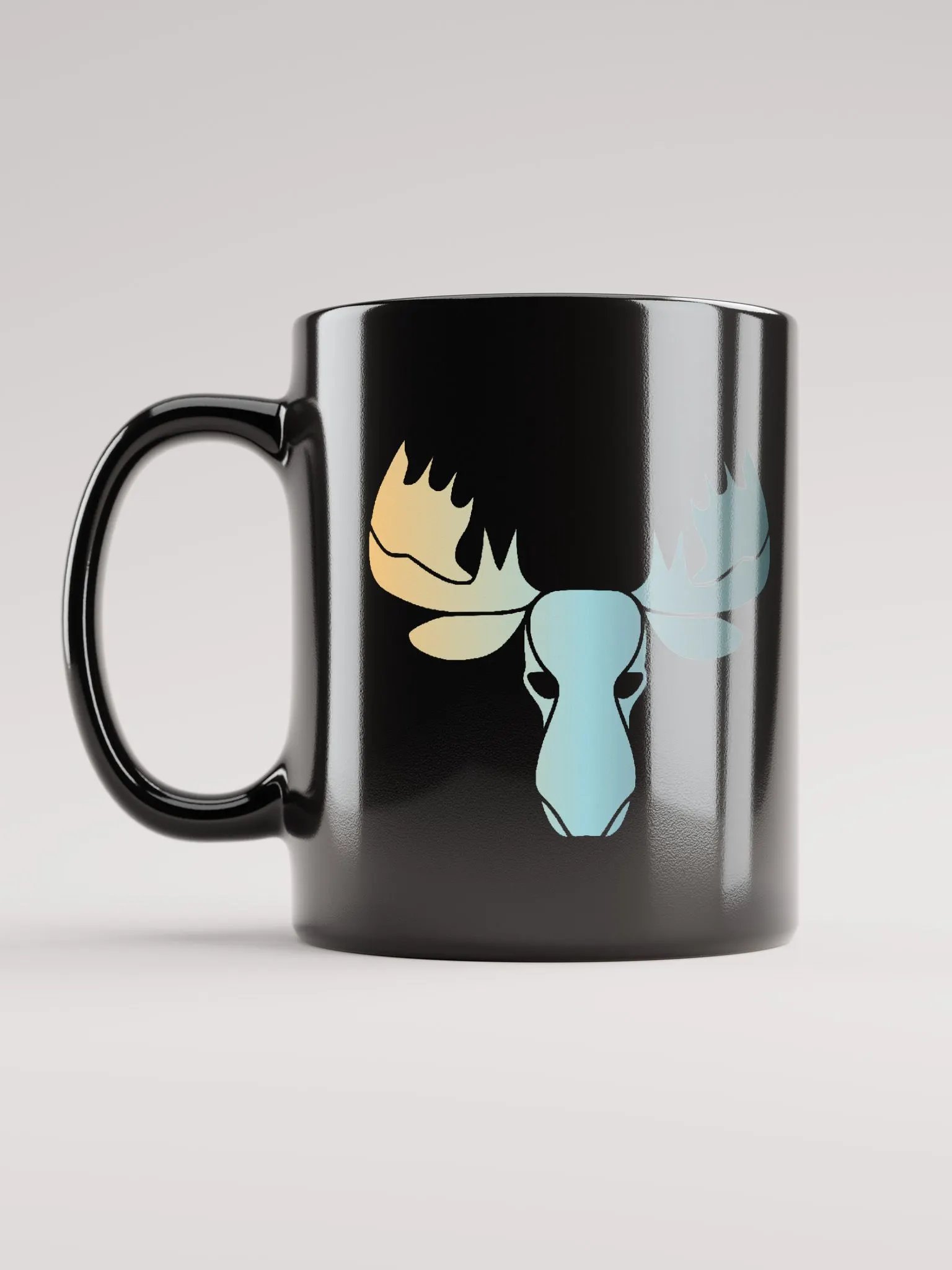 Madish Moose Black Glossy Mug product image (6)