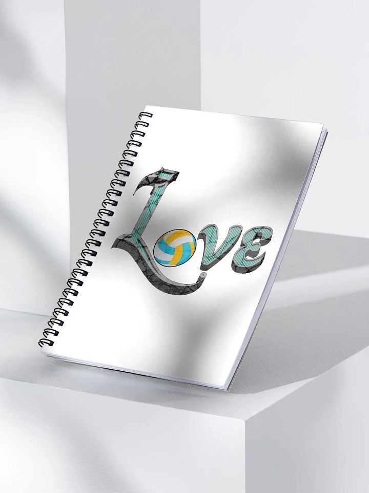 Love Volleyball Spiral Notebook product image (2)