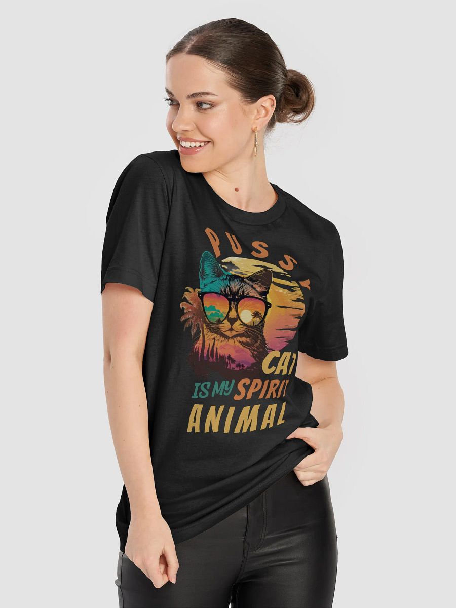 Pussy Cat is My Spirit Animal T-shirt product image (23)