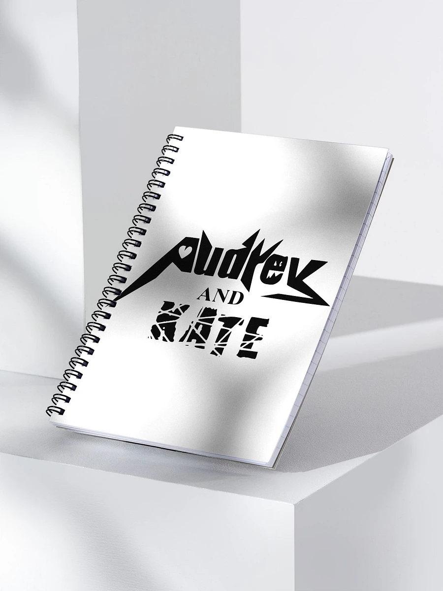 Audrey and Kate Official Square Black Logo Notebook product image (4)