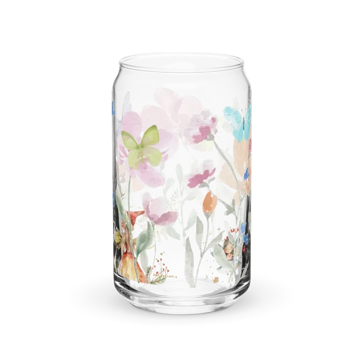 Dream of Butterflies & Angels Sipper Glass Can 🌸🦋 product image (2)