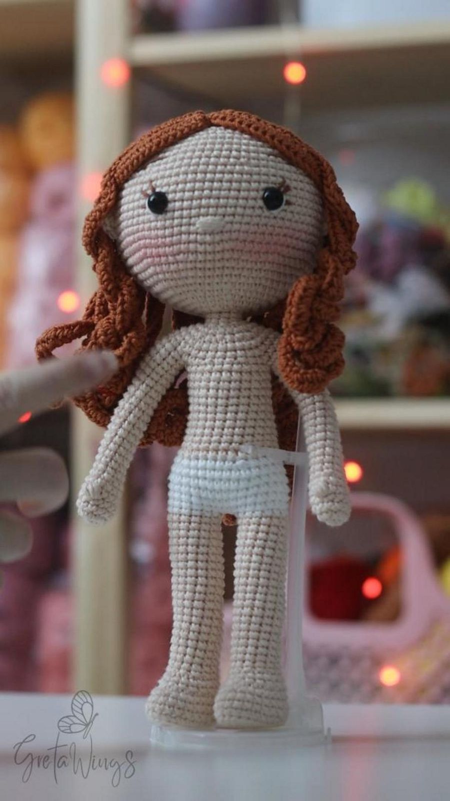 Amigurumi Native American Girl – Crochet Doll Pattern PDF Tutorial (Instant Download) product image (9)
