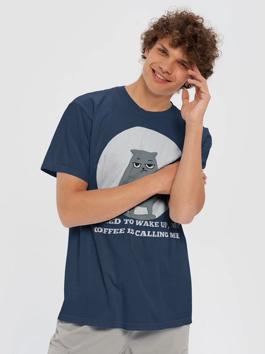 COFFEE IS CALLING ME T-SHIRT (WHITE) product image (77)
