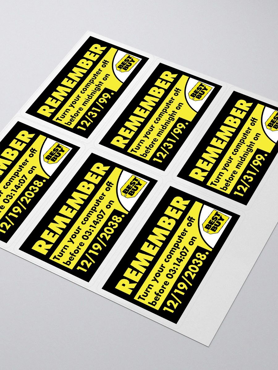 Y2K / Y2K38 Best Buy Parody Stickers product image (3)