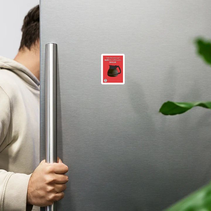 Refill the coffee pot Magnet - Bureau Collection product image (1)