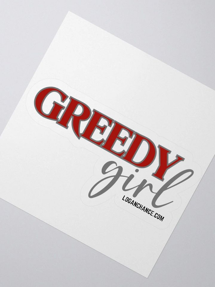 Greedy Girl Sticker product image (2)