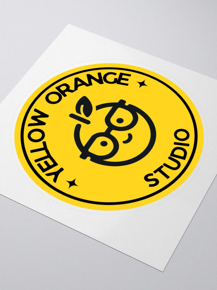 Yellow Orange Stickers product image (11)
