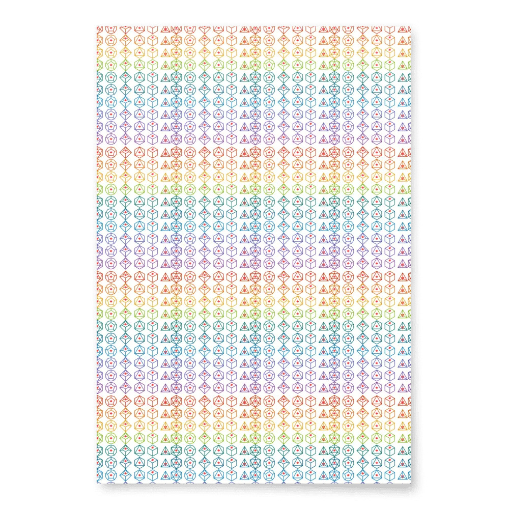 Logomancy Dice Set Wrapping Paper product image (1)