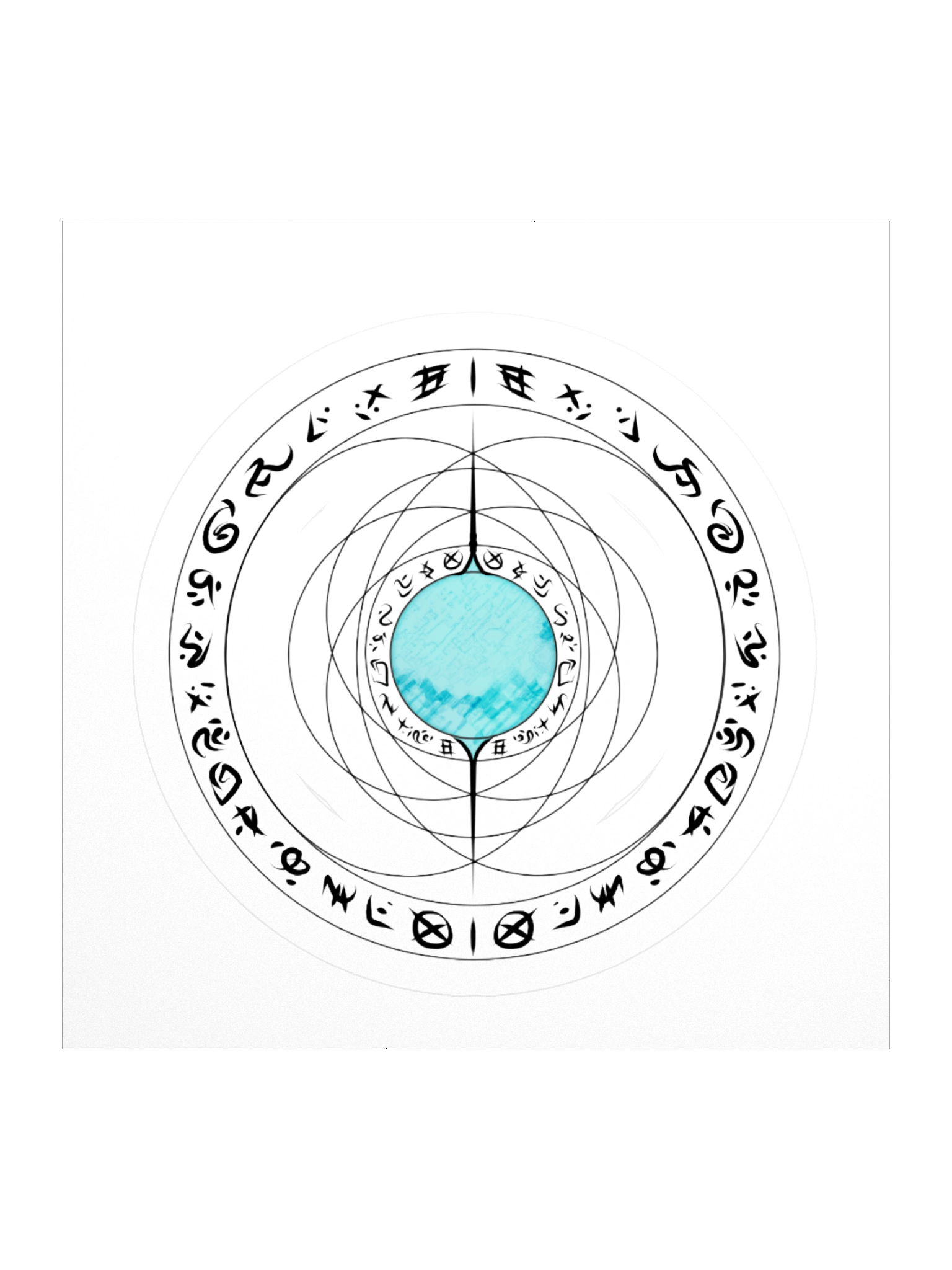 Alchemical Circle Sticker product image (3)