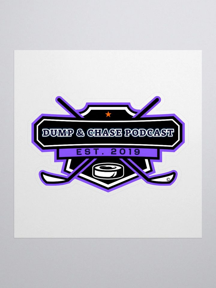 Dump & Chase Podcast Logo Stickers product image (2)