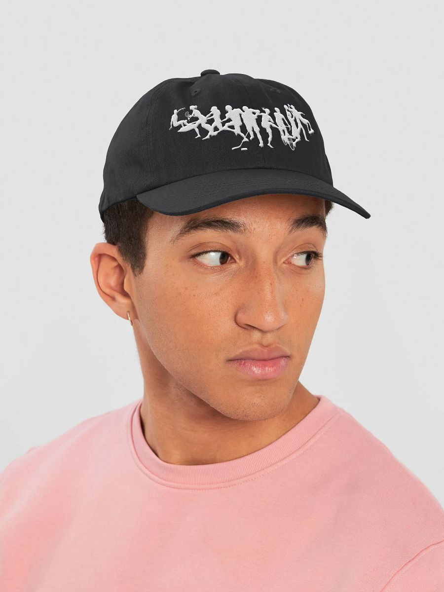 Sport Variety Dad Hat – Embroidered Athletic Cap Featuring Multiple Sports Icons for Fans & Athletes product image (29)