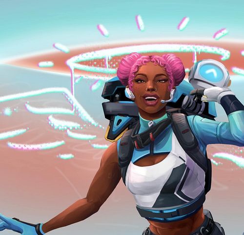 *sick ass drum solo* shift ya carcass 🥰👊💥💕#lifeline #apexlegends #apexlegendsfanart