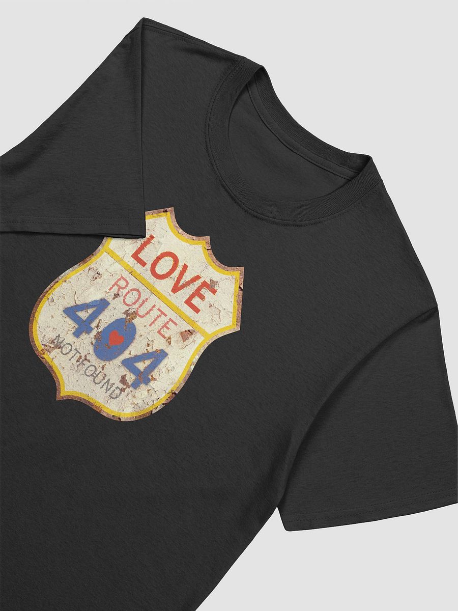 Love Route 404 Not Found Retro Style (Front Side) Gildan Unisex Softstyle T-Shirt product image (47)