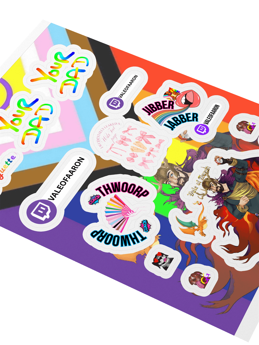 Random Collection Sticker Sheet! product image (2)